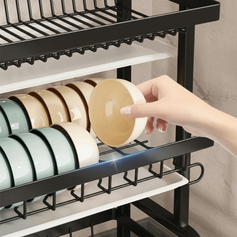 Multi-layer Structure Multi-layer Dish Drying Rack Daily Kitchen Use