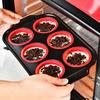 Силиконовая форма для кексов на 6/12 стаканов, противень для выпечки, формы для запекания яиц, антипригарная форма для кексов, брауни, жаропрочная форма для духовки
