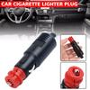 High Quality Car Cigarette Lighter Socket Male Plug Adapter Power Connection 12-24V With Fuse 8A