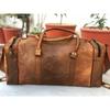 Bag Leather Duffle Travel Men Gym Luggage Genuine Overnight Mens Vintage Duffel
