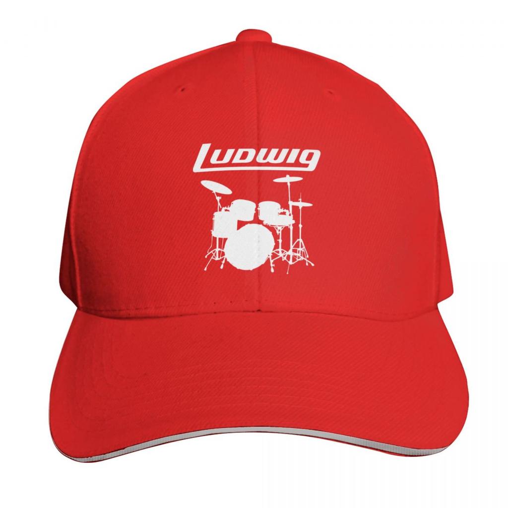 LUDWIG DRUMS Baseball Cap party Hat Thermal Visor hats on offer GentleUnisex Hat Unisexs Tennis Womens
