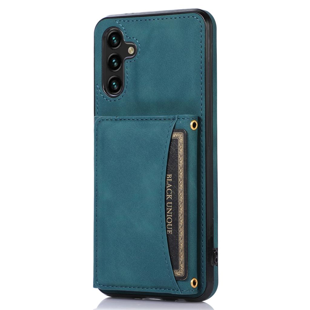 For Samsung Galaxy S25+/S24+ Phone Case Tri-Fold Wallet Kickstand PU Leather+TPU Back Cover