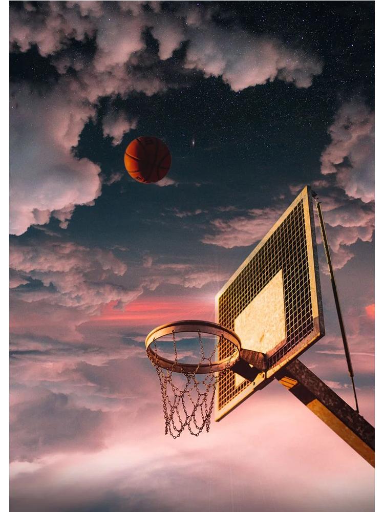 Баскетбол Серфинг Сноуборд Спорт Мотивация Плакаты с цитатами Холст Картина Вдохновляющее настенное искусство для гостиной Домашний декор