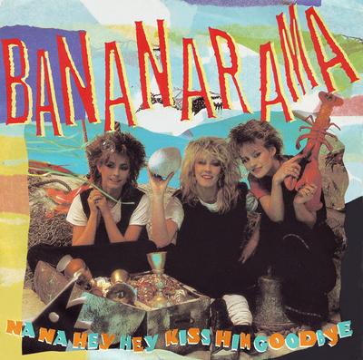 7-дюймовая пластинка BANANARAMA - Na Na Hey Hey Kiss Him Goodbye NANA4 London Records 1983 UK Танцевальная и Электронная Музыка Б/У