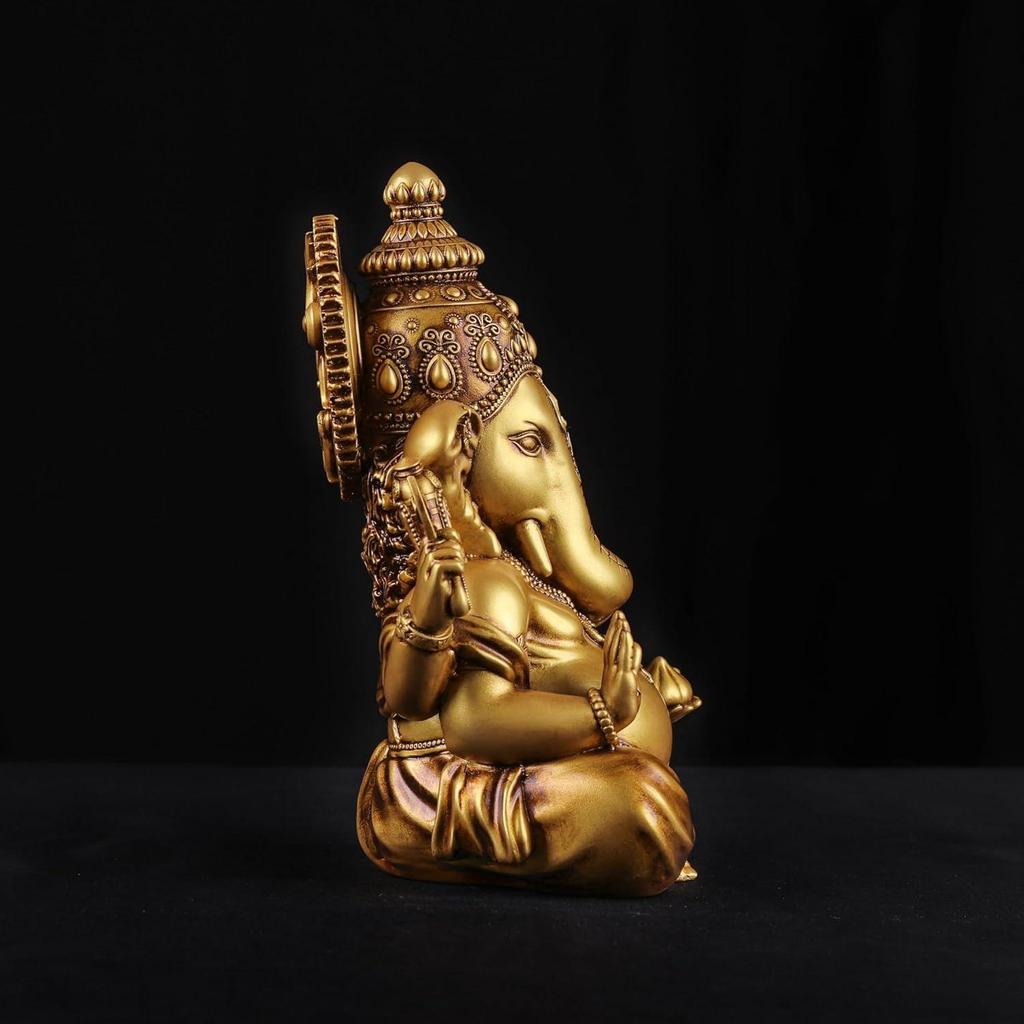 Ganesha Idol Vinayaka Statue Vinayagar Murti Pillayar Ganesha Murti Ganpati Idol for Car Dashboard Home Office Decor