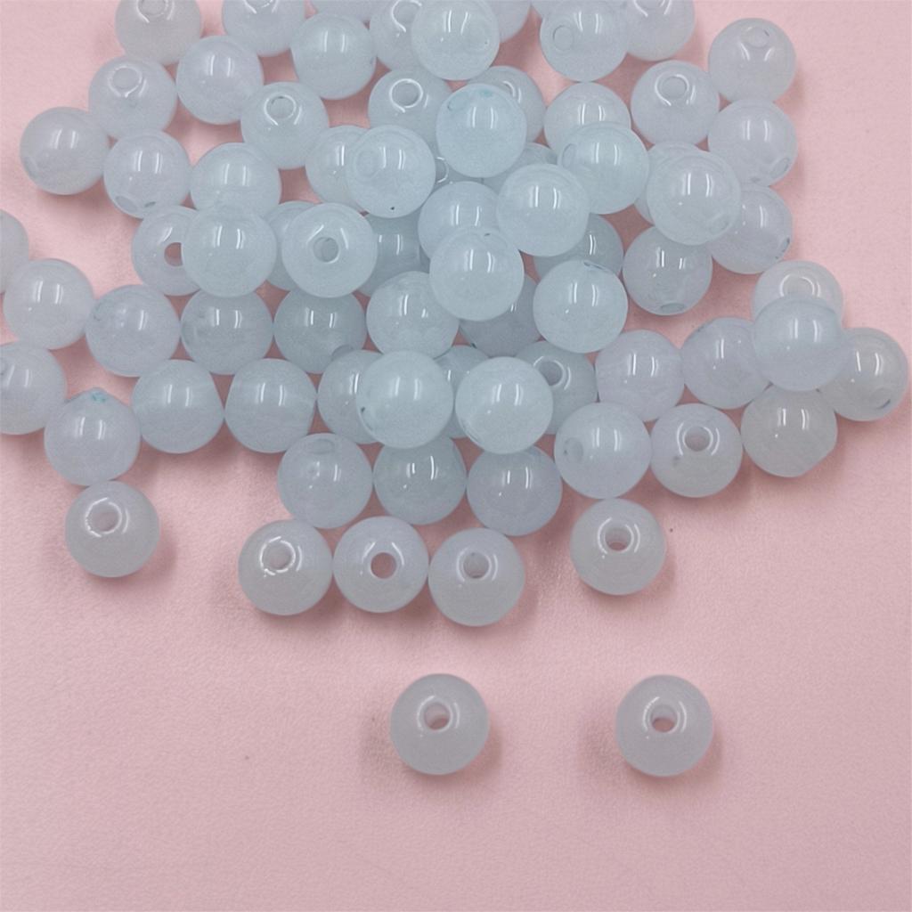 400 шт. 6 мм акриловые бусины желейного цвета DIY фурнитура ювелирные аксессуары браслет ожерелье одно отверстие кулон