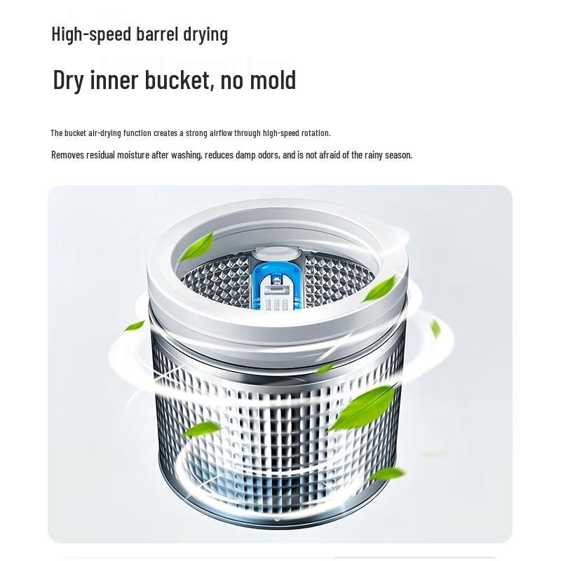Chigo Fully Automatic Top-Load Pulsator Washer Dryer CN plug (adapter included)