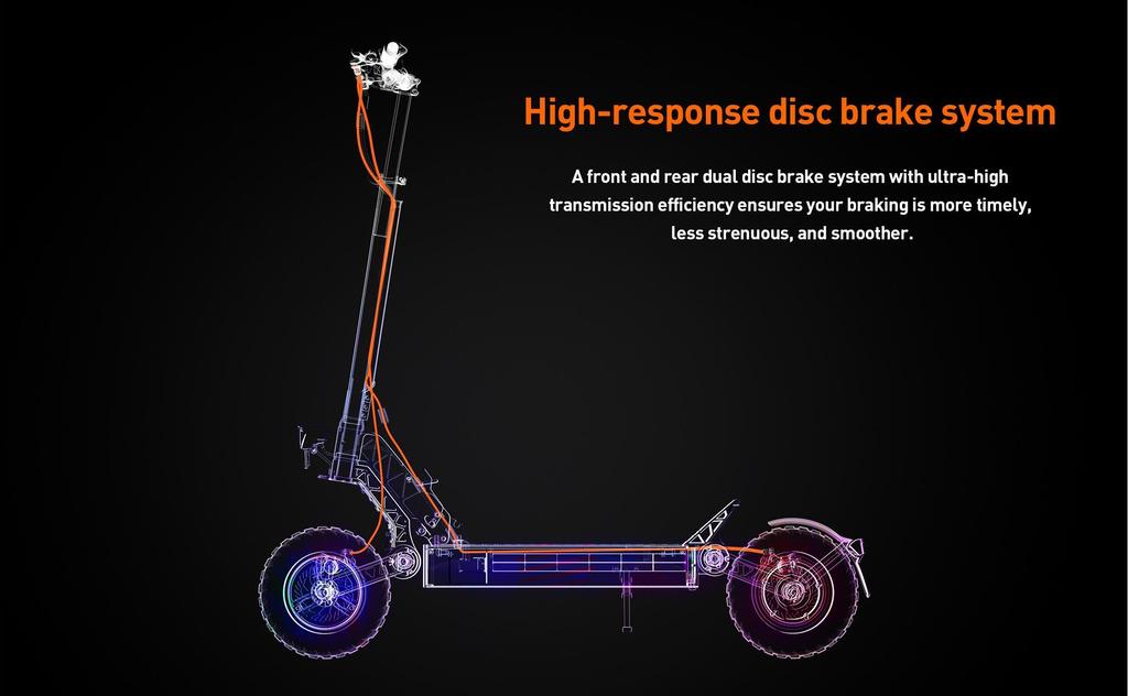 Складной электросамокат JOYOR S8 600 Вт Двигатель 48 В 26 Ач Аккумулятор 25 км/ч Скорость 90 км Максимальный запас хода