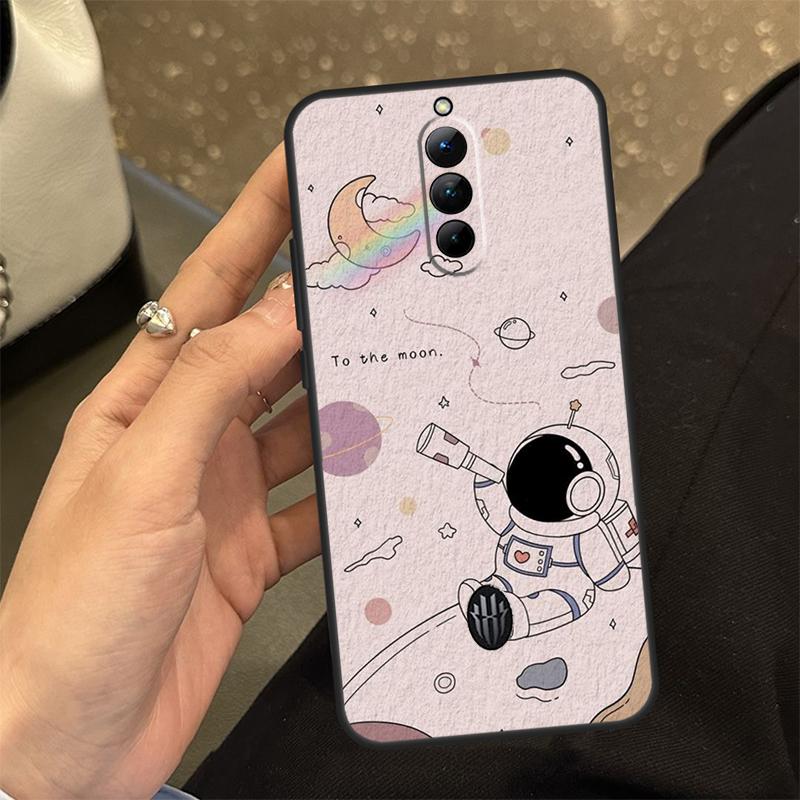 Cute Galaxy Astronaut Case For ZTE Nubia Red Magic 8 Pro 8S Pro Plus RedMagic 6 7 6S 7S Pro 5S 5G 6R Fundas