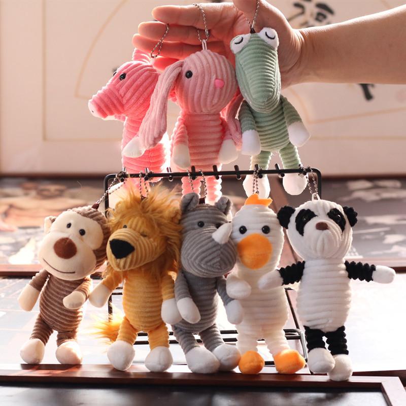 15 см милый лесной зверек лев слон тигр плюшевый брелок мягкий плюшевый брелок в виде животного детская коляска постельное белье игрушка