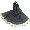 Tassels Sunscreen Shawl Ethnic Style Cashmere Scarf Retro Paisley Shawl  Women