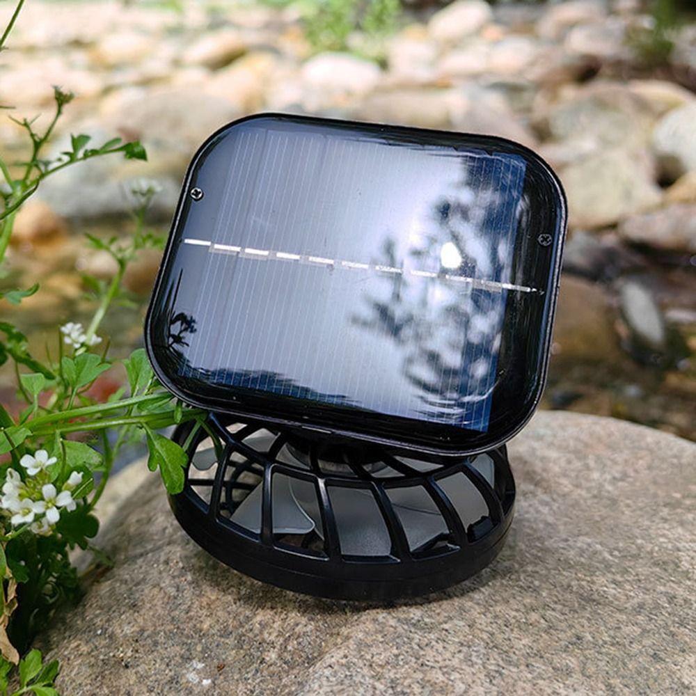 Digging Hole Solar Fan Mini Multi-purpose Fan Portable Outdoor Camping Fan For Sun Hat