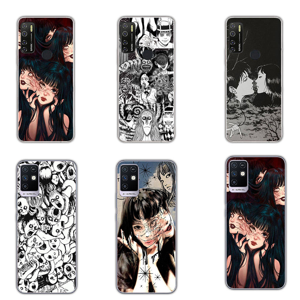 For Motorola Moto Edge 40 30 Neo G54 G24 G84 iPhone 15 14 Xiaomi Redmi Note 13 12 11 Pro Samsung Galaxy A34 A54 Tomie Junji Ito Anime Collection Case