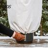 Shrub Freeze Guard Plant Cover for Protection, Drawstring Tree with Zipper, Winter Plants Zippered Jacket Frost Blanket Outdoor Plants, Shrubs, Fruit