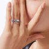 Elegant Cold Aesthetic Chain Zircon Ring For Women Unique Fashion Statement Piece