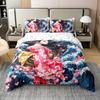 Japanese Ukiyoe Theme Duvet Cover Queen King Size Printed Bedding Set Kids Bedroom Decor Japanese Style 3 Pcs With 2 Pillowcases