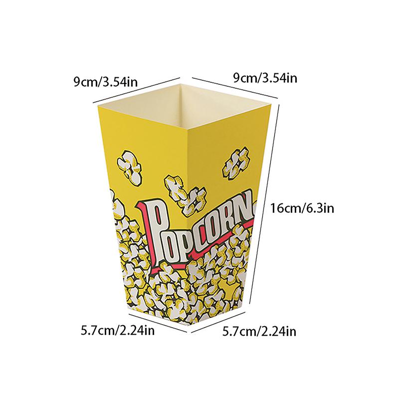 10 шт. полосатые бумажные коробки для попкорна, ведра, красные, белые полоски, сумки, контейнеры для закусок для детского душа, товары для дня рождения, вечеринки