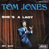 7inch Record TOM JONES - She's A Lady 10526265Y Decca 1971 Belgium Pop Used