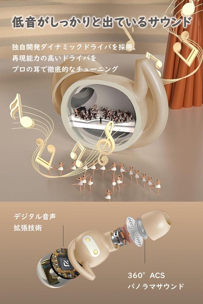 SZHTFX Sleeping Phone Беспроводные наушники для сна, легкие наушники для сна, мини-размер, ультра-маленькие наушники канального типа с высокой звукоизоляцией