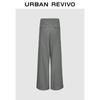 UR Women's Fall 2025 Casual Workwear Pleated Wide-Leg Pants