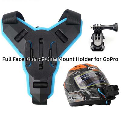Крепление на подбородок для полного лица, держатель для шлема GoPro Hero 6 5 SJCAM, аксессуар для камеры на подбородок, мотоциклетный шлем