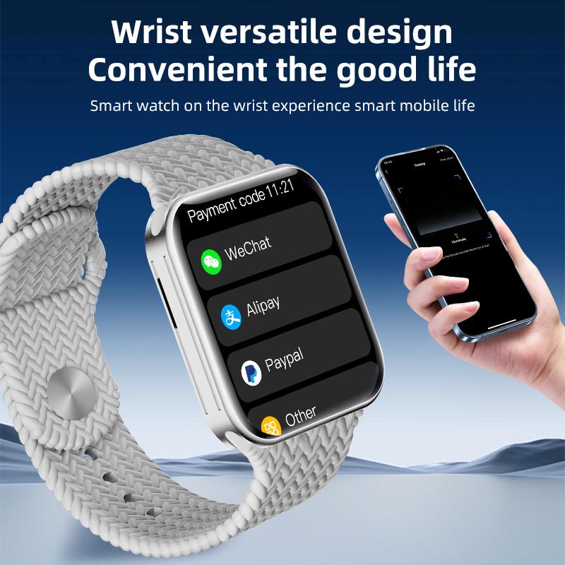 YurKem IWO Series 7, Bluetooth, умные часы с вызовом, водонепроницаемые, для мужчин и женщин, спортивный фитнес-трекер, умные часы