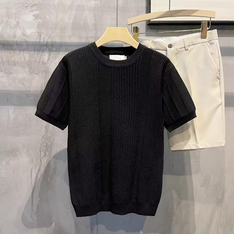 Men S Oversized Short Sleeve Round Neck T Shirt Summer Casual Top