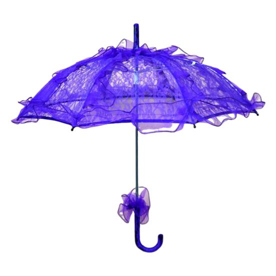 Винтажный кружевной вышитый зонт с длинной ручкой, легкий декоративный зонт для свадебной вечеринки, танцевального представления, зонт для фотосъемки