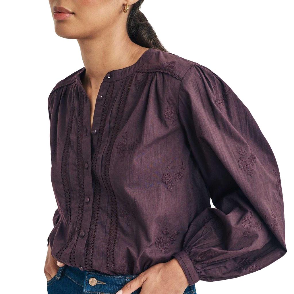 NobodyÂ´s Child Womens/Ladies Fern Floral Embroidery Blouse