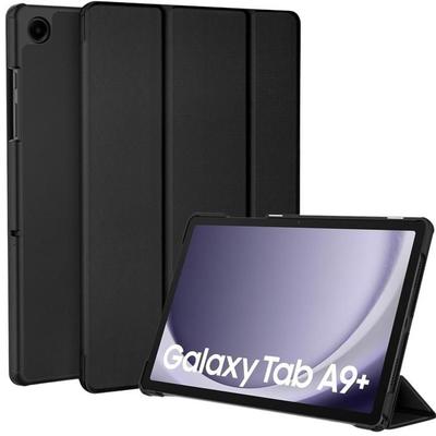Чехол - Phonillico - Samsung Galaxy Tab A9 PLUS 2023 - Черный - Полная защита - Мультипозиционный