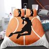 Basketball Sport Basketry Duvet Cover Ball for Children Boys Play Game Basketball Fan Polyester Quilt Cover Bedroom Decorations