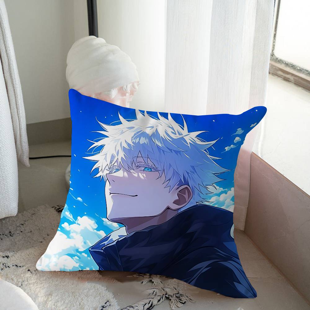 Аниме S-Сатору Г-Годжо Наволочка Чехол для диванной подушки Украшение для дома и комнаты Детский подарок