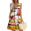 Womens Summer Dresses Loose  Sleeveless Sundresses Dress With Pockets