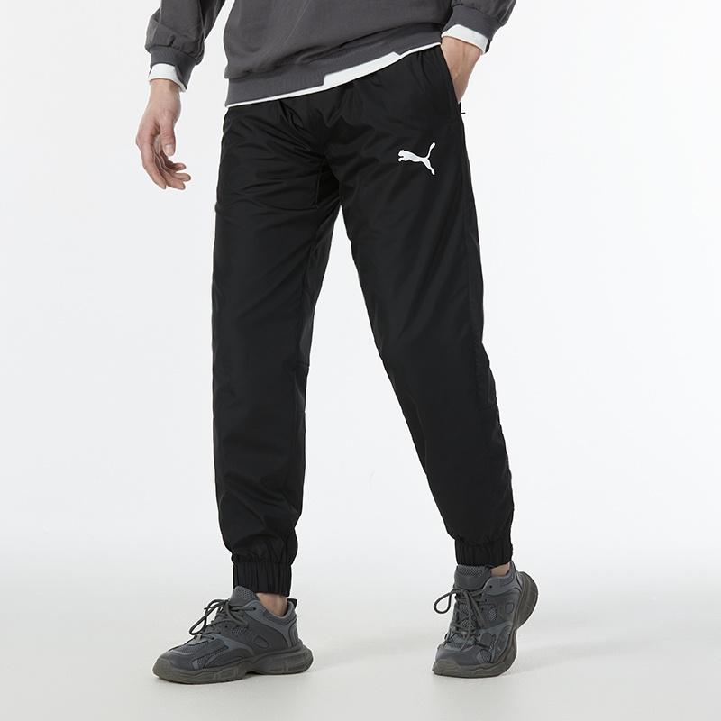 Puma ACTIVE Трикотажные штаны Мужские Черные 521905-01