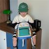 Новый детский школьный рюкзак, модный, контрастные цвета, холщовый, для малышей, легкий, 3-6 лет, для мальчиков и девочек