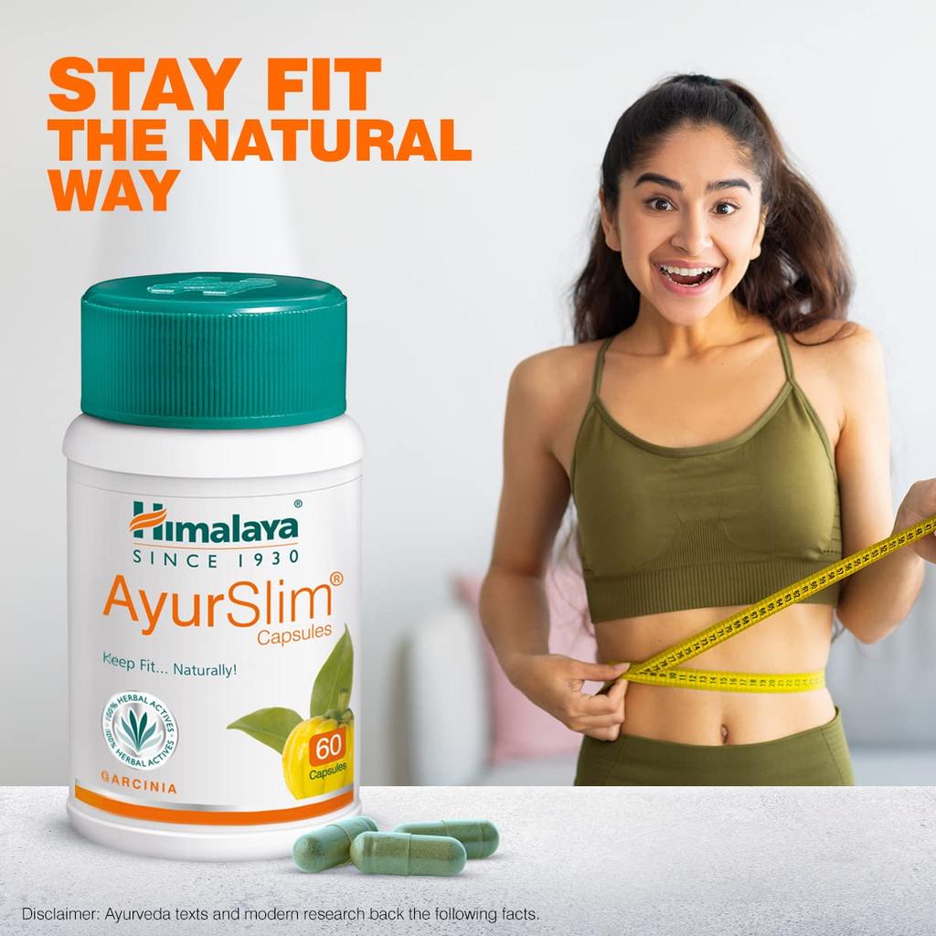 Himalaya Wellness AyurSlim Капсулы Упаковка 2 × 60 Штук Поддержка Контроля Веса для Взрослых