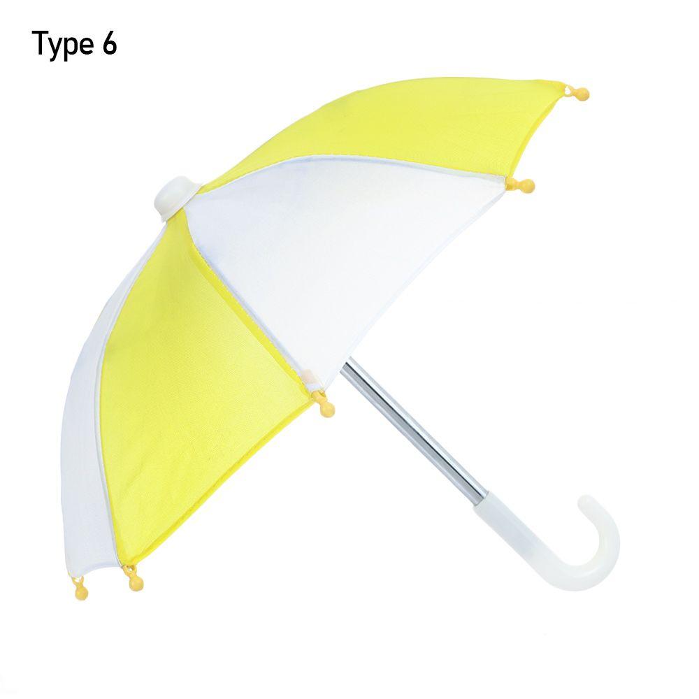 Colors Toy Kids Color Matching Patch Colorful Doll Umbrella Dollhouse Accessories Mini Rain Gear