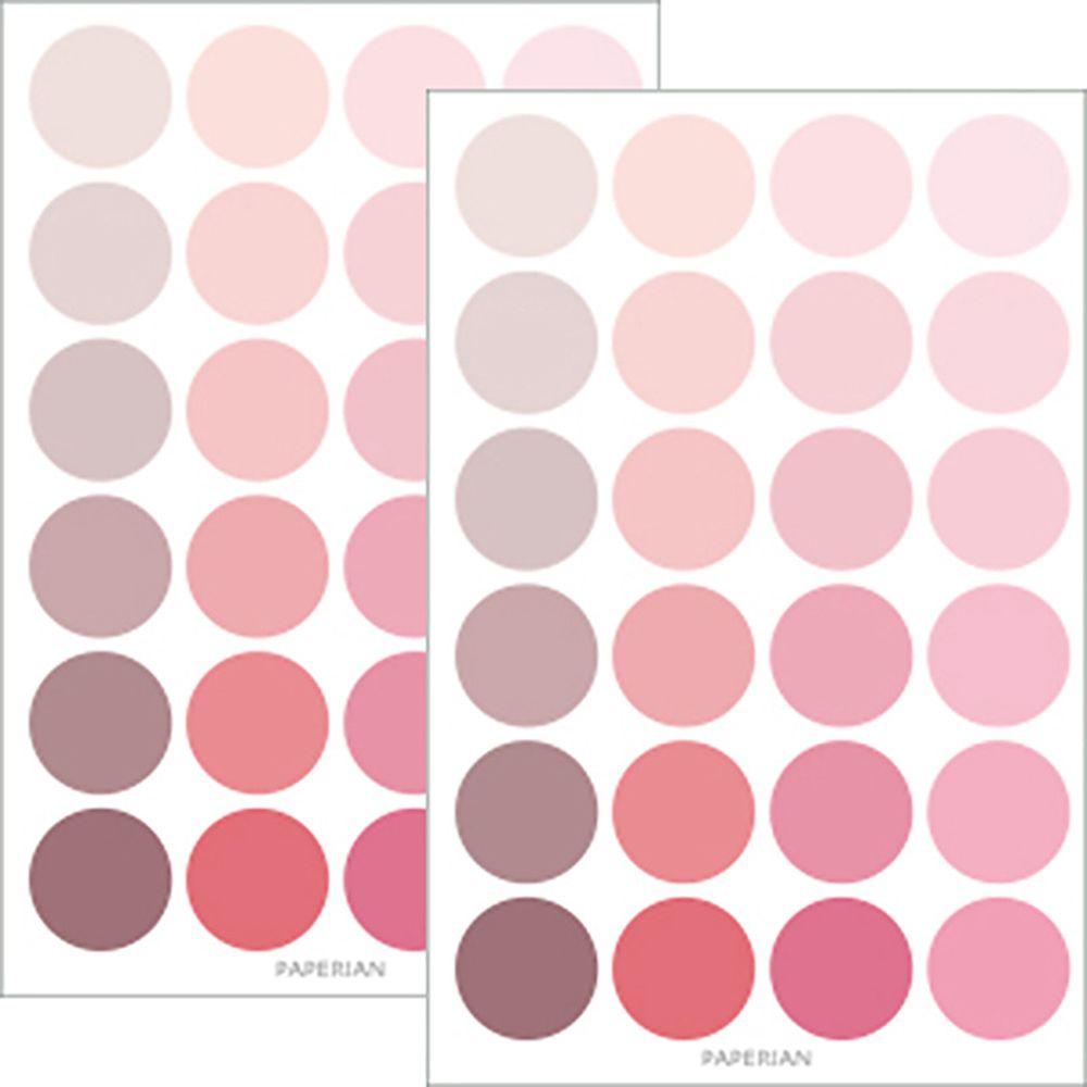 Stationery Solid Color Albums Decor Adhesive Sticker Basic Label Scrapbooking Paper Sticker