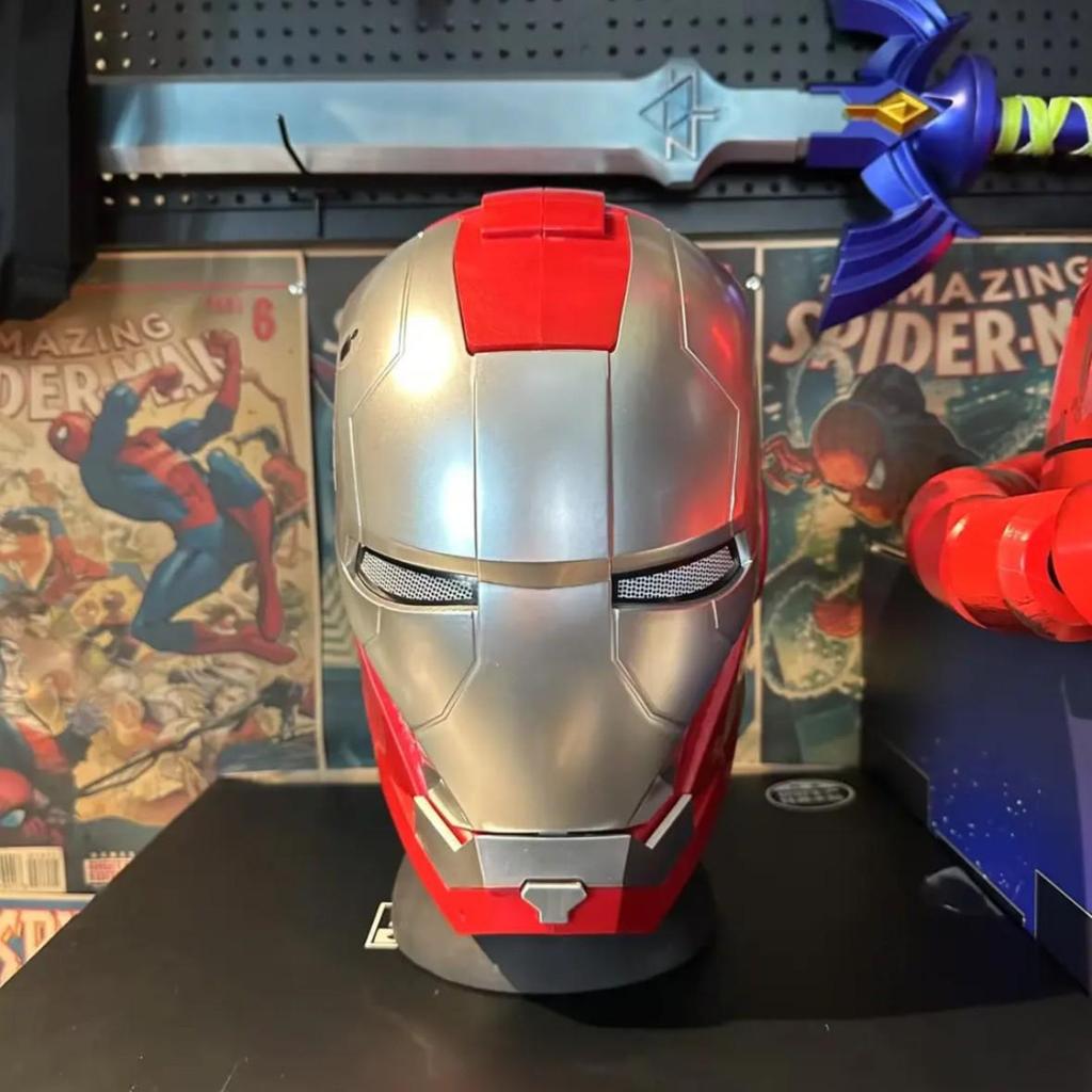 Железный человек 1:1 Шлем Jarvis для ношения - Электрическая трансформирующаяся маска-игрушка для детей