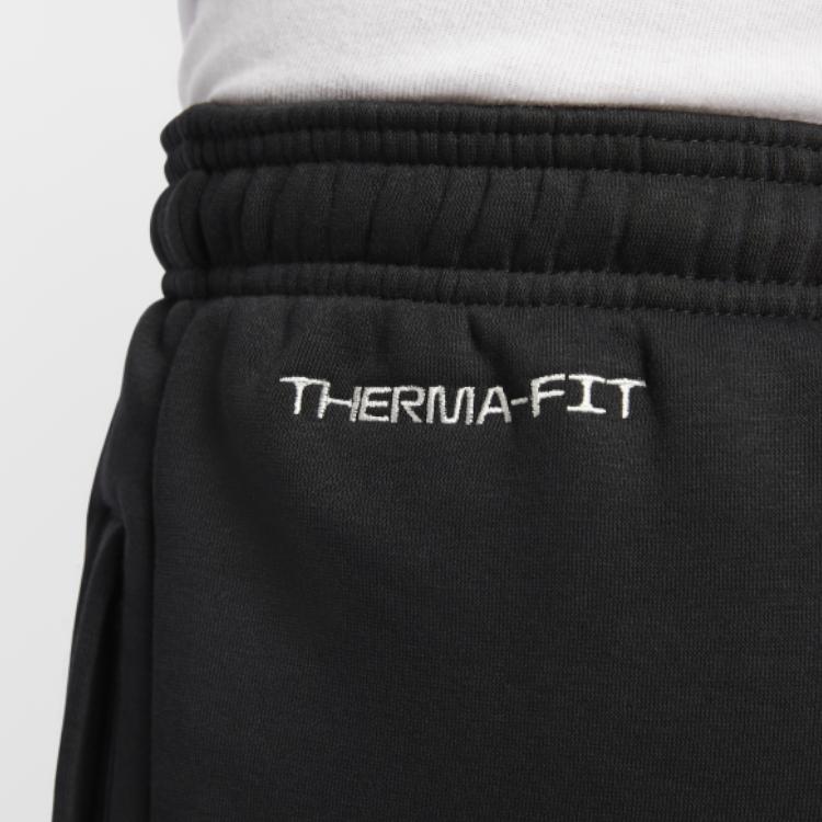 Nike Therma-Fit FW25 AS M NK TF SI Брюки с начесом Серия для баскетбола Удобные Мягкие Брюки на кулиске Повседневные Мужские брюки Черный IB1872010