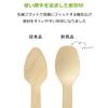 Strix Design Wooden Dessert Spoons, Disposable, Commercial Use, 100 Pieces, 11cm, Individually Wrapped, Natural Wood, Flat Tip for Easy Scooping, Natu