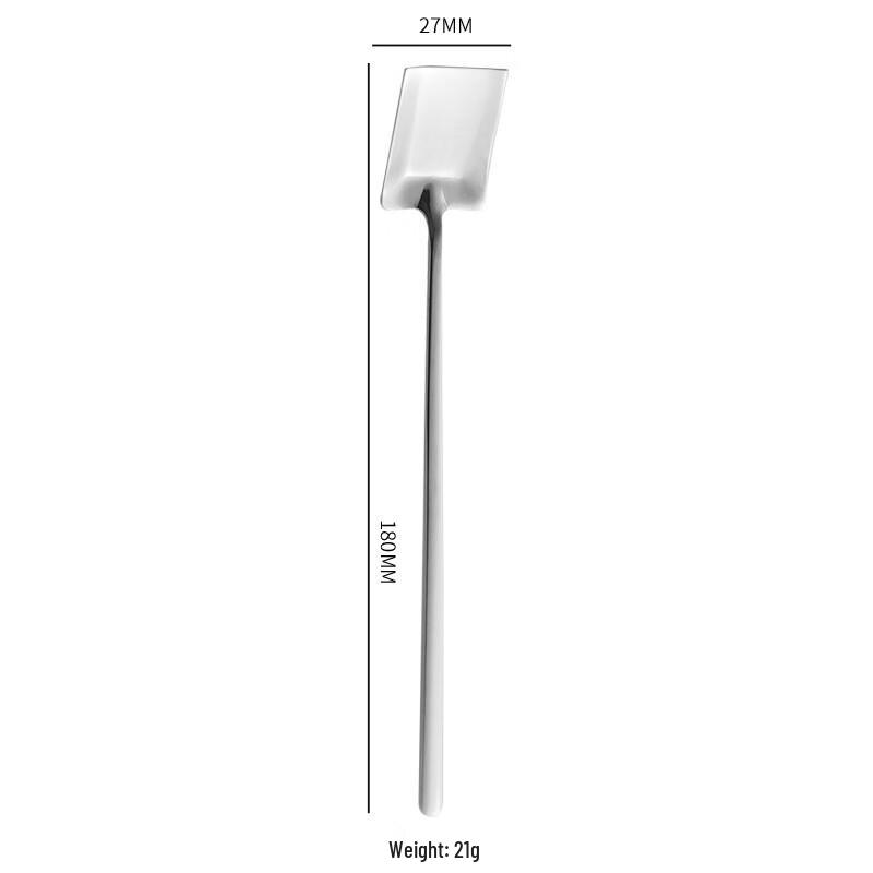 ZISIZ 304 Stainless Steel Shovel Spoons