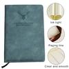Elegant Notebook with 280 Pages Thickened Faux Leather Cover Elegant Writing Experience Office Workplace Notebook