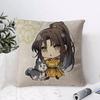 Mo Dao Zu Shi Cushion Cover Eco Linen Pillow Case DoubleSided Print Breathable Durable Zipper Home Decor Gift