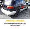 For 98-03 Toyota Sienna Outside Sliding Exterior Door Handle Left Right Rear