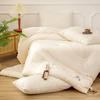 Вязаное хлопковое одеяло из соевого волокна, теплое белое одеяло Four Seasons, односпальное, двуспальное, мягкое, двуспальное, двуспальное, постельное белье