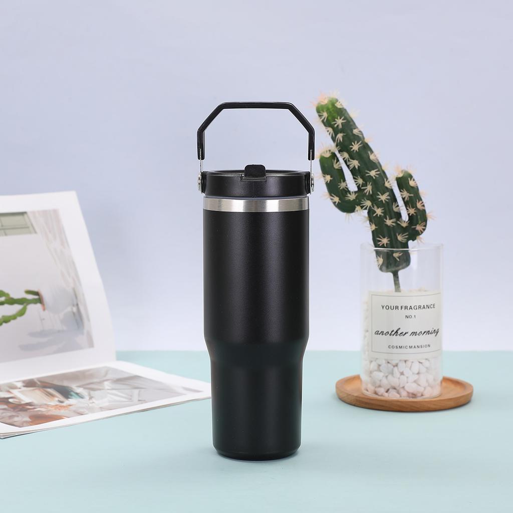 Термос из нержавеющей стали, кофейная чашка, портативная термокружка для путешествий и фитнеса, герметичная термос