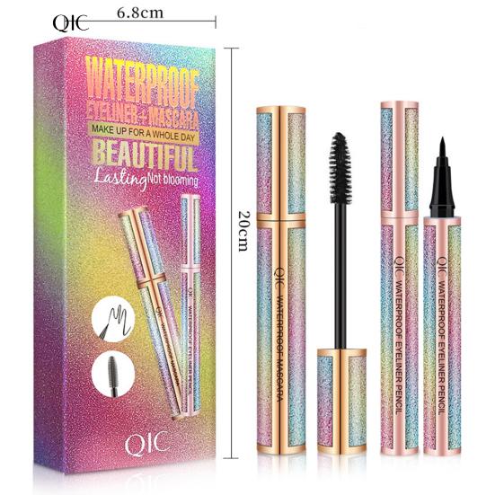 Водостойкая тушь для ресниц QIC «Звездное небо», набор ручек-подводок для глаз, устойчивая к поту, не размазывающаяся косметика