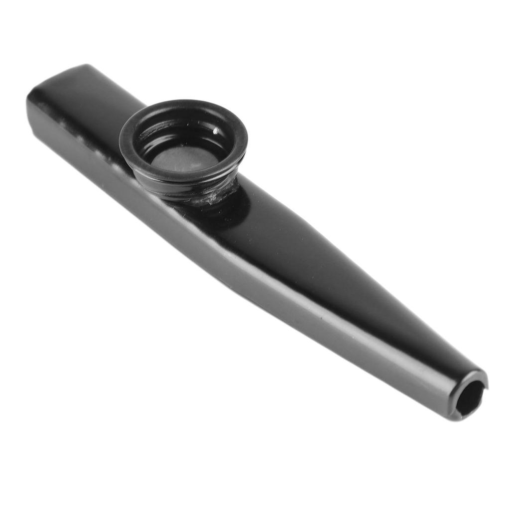 Металлический Kazoo Алюминиевый Легкий Портативный Kazoo Гитара Партнер Флейта Музыкальный Инструмент Подарок Черный