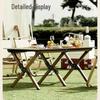 Outdoor Folding Camping Roll-Up Table